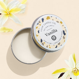 Redondo Rótulo de Vela Personalizado - Adesivo Personalizá