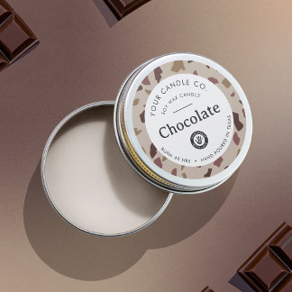 Redondo Rótulo de Vela Personalizado - Adesivo Personalizá