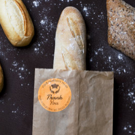 Redondo Rótulo Personalizado do Adesivo de Folha