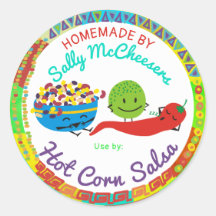 Salsa-pimenta-chili da cozinha do adesivo