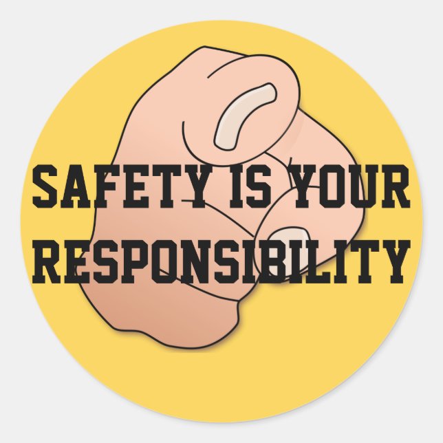 Redondo Segurança é o seu adesivo de responsabilidade (Frente)
