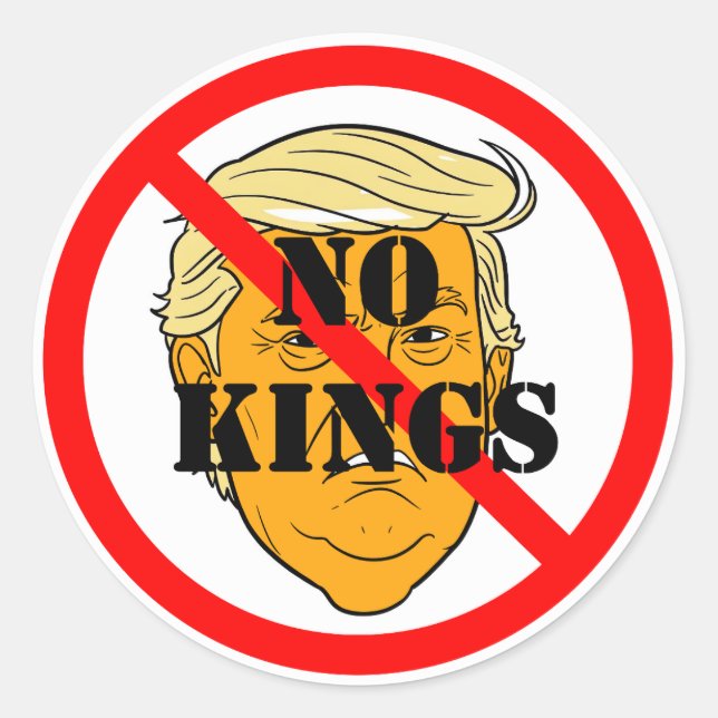 Redondo Sem adesivo do Kings (Frente)
