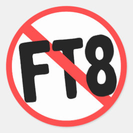 Redondo Sem adesivo FT8