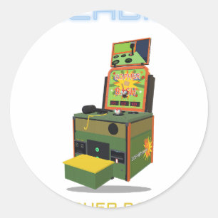 Redondo Série de Máquinas: Adesivo Gopher Bash