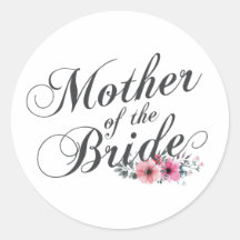 Simples Mãe da Noiva Casamento | Adesivo