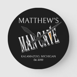 Redondo Sinal de relógio da caverna do dia de os pais