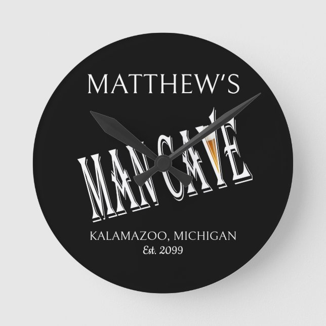 Redondo Sinal de Relógio de Caverna (Frente)