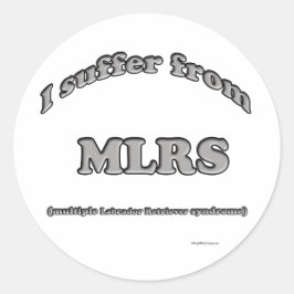 Redondo Síndrome de Labrador Retriever - Adesivo