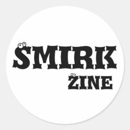 Redondo Smirine Zine - pequeno adesivo