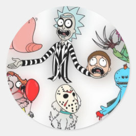 Redondo sticker adesivo halloween