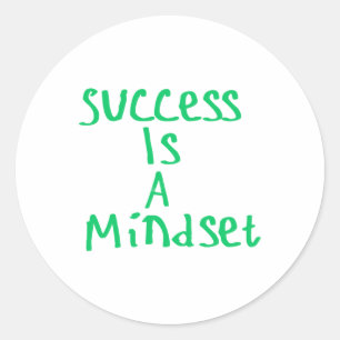 Redondo Sucesso É Um Adesivo De Mindset