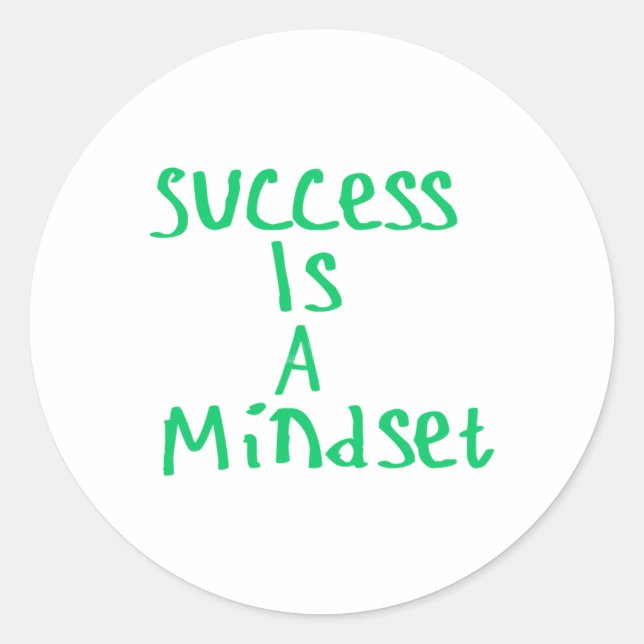 Redondo Sucesso É Um Adesivo De Mindset (Frente)