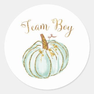 Redondo Team Boy Pastel Pumpkin Gênero Vestir adesivo do j