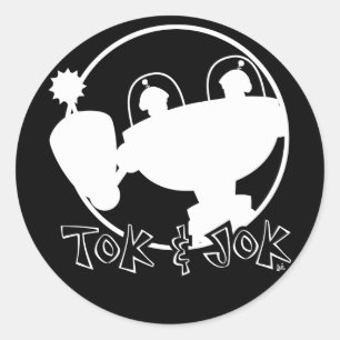 Redondo TokBOT e JokBOT - Adesivo Escuro