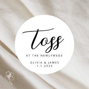 Redondo Tosse No Adesivo De Newlyweds