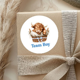 Redondo Touro de pré-disquete ou adesivo do Heifer