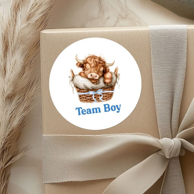 Redondo Touro de pré-disquete ou adesivo do Heifer (Criador carregado)