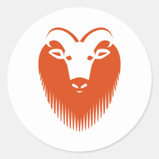 Redondo Ubuntu 14.04 LTS adesivo "Trusty Tahr"