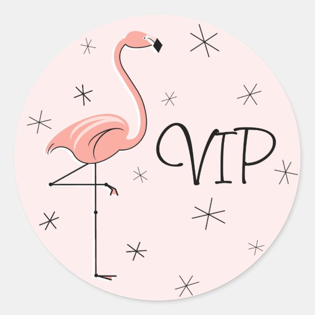Redondo Vip adesivo Flamingo Pink (Frente)