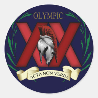 Redondo XX adesivo em azul