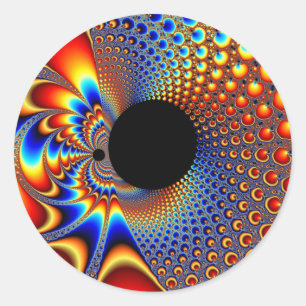 Redondo YinYang BigBang - Adesivo Fractal