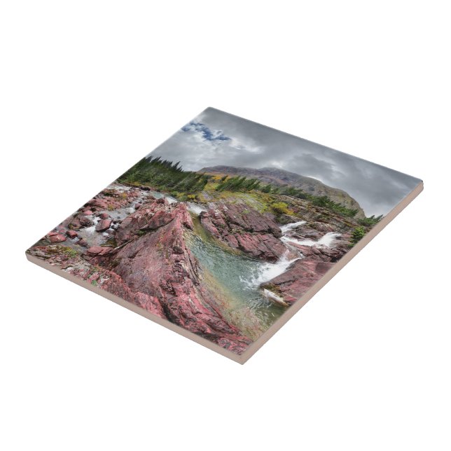 Redrock Falls - Parque Nacional Glacier (Lateral)