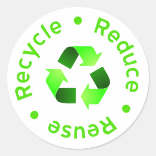 Reduza - reusar - a etiqueta do reciclar