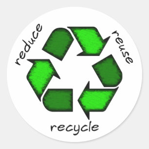 Reduza, reúso, recicl a etiqueta