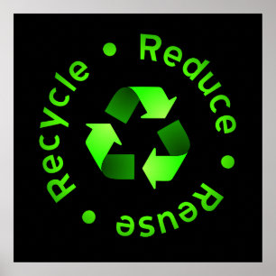 Reduzir, Reutilizar, Poster do Reciclar