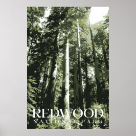 Redwood Poster, Impressão do Parque Nacional