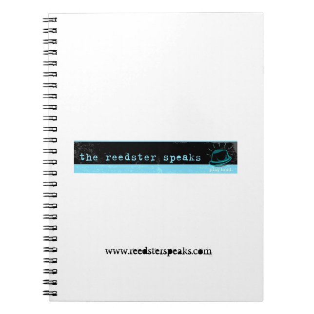 Reedster fala o caderno espiral (Frente)