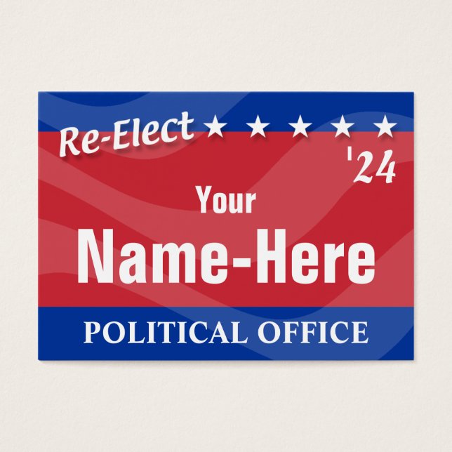 REELECT - Campanha política (Frente)