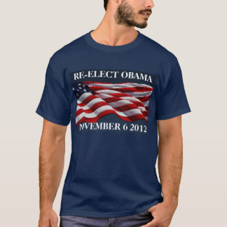 REELECT OBAMA 6 de novembro de 2012 Camisa