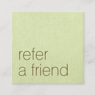 Referência de cliente de linha verde simples