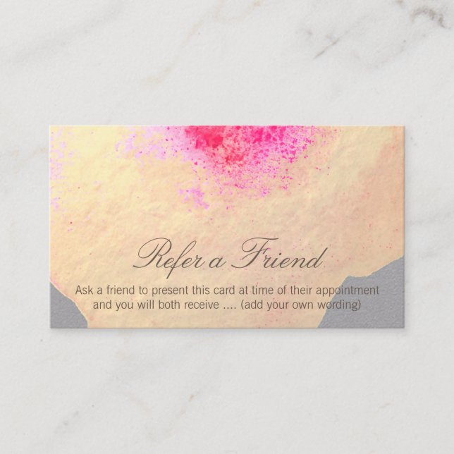 Referência de Cliente Floral Dourada Watercolor Gr (Frente)