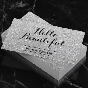 Referência de prata moderna do cabeleireiro do