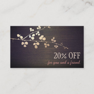 Referência do Cliente Elegante Zen Dourado Branch