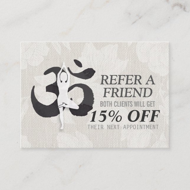 Referência do Instrutor de Meditação do Sinal de D (Frente)