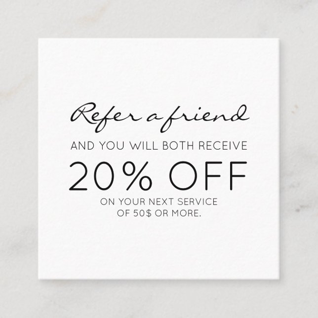 Referência moderna minimalista (Frente)