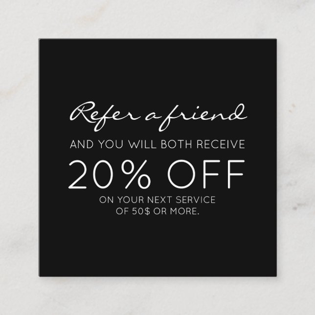 Referência moderna minimalista (Frente)