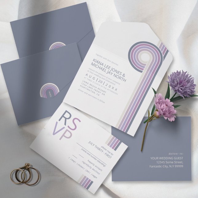Refined Lines Geométrico Wedding ID983 (Criador carregado)