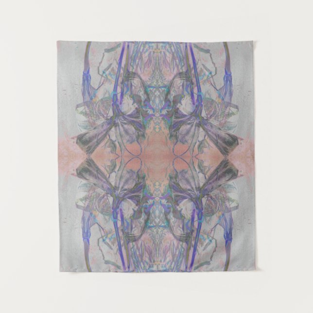 Refletindo a tapeçaria dos lírios (pequeno - detal (Frente)