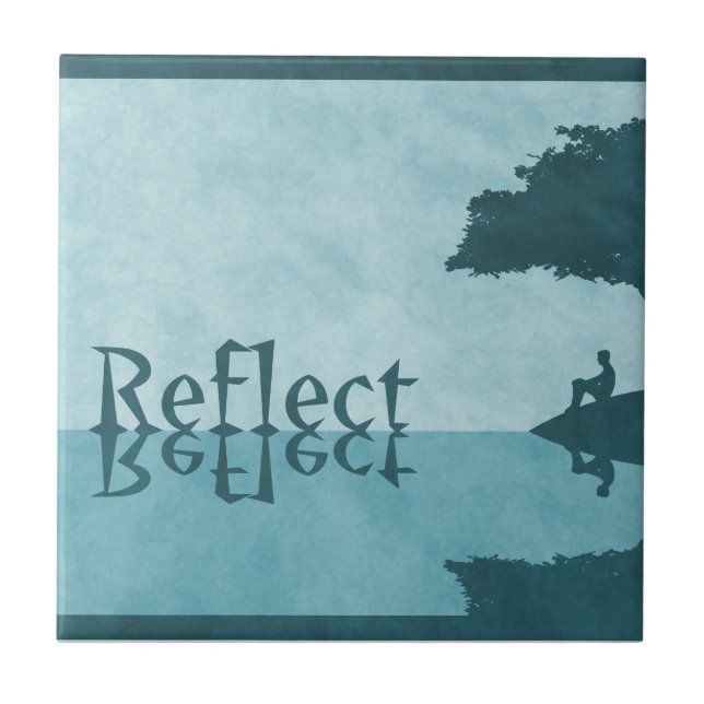 Refletir Azulejo Decorativo (Frente)