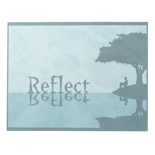 Refletir Bloco de Notas (Frente)
