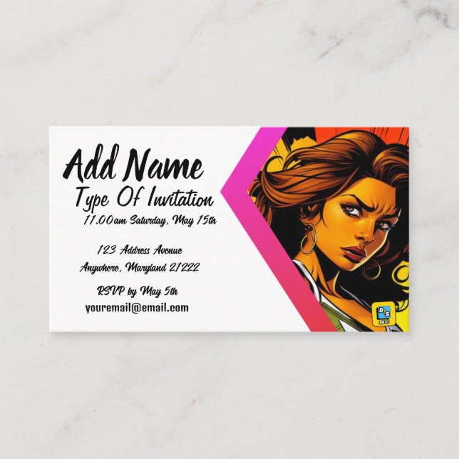 Refletir Convite Para Ela (Frente)