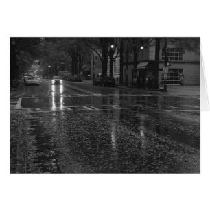 Reflexão de Rainwashed/noir, cartão