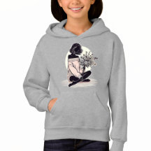 Reflexão silenciosa de uma mulher