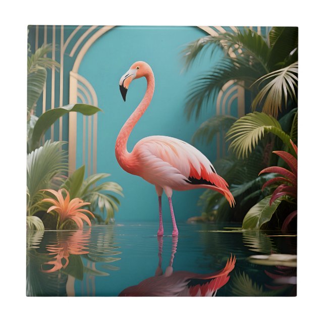 Reflexão Tropical do Flamingo (Frente)