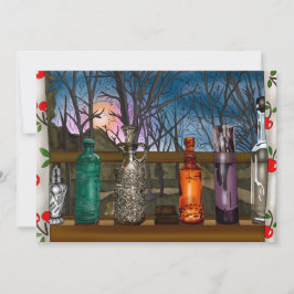 Reflexão | Vaso de vidro colorido na ladeira