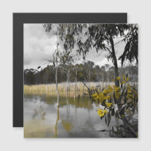 Reflexões Abaixo do Céu das Cinzas Cartão Magnétic